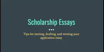 Scholarship Essay Guidance from the A-B Tech Writing Center