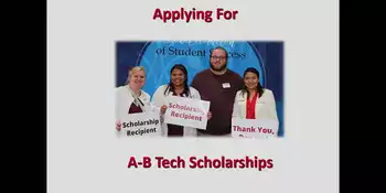 Applying for A-B Tech Scholarships